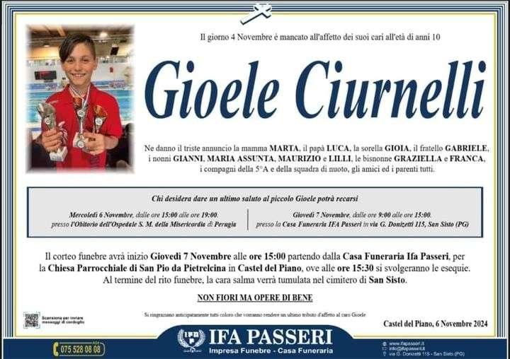 Domani l'ultimo saluto a Gioele: la comunità si stringerà alla famiglia dopo la tragedia