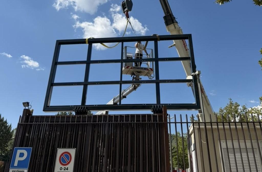All'ingresso dello Stadio Curi un nuovo maxi-schermo a beneficio degli sponsor del Perugia