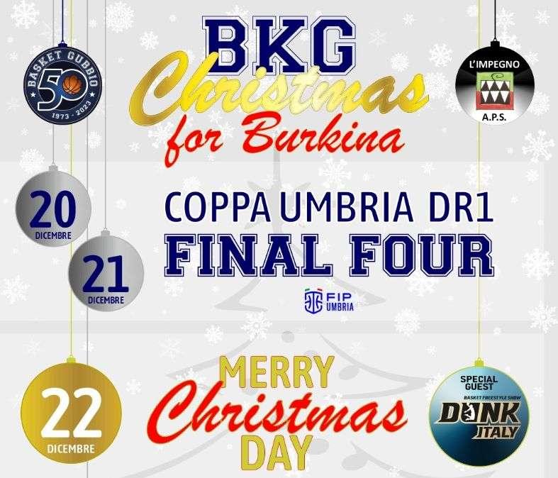 Dal 20 al 23 dicembre a Gubbio c'è "BKG Christmas for Burkina": tra basket e solidarietà