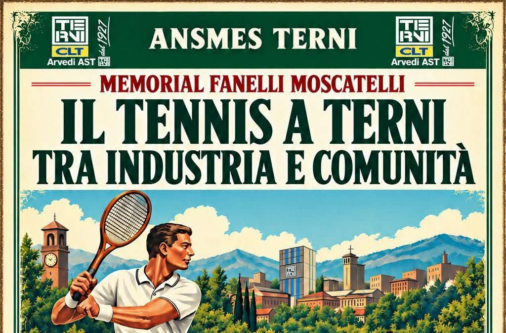 "Il tennis tra industria e comunità": se ne parla in un convegno giovedì a Terni