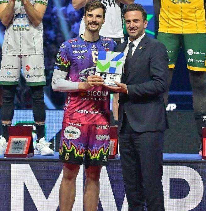 Per la Sir Perugia in Polonia una Champions League nel segno del capitano Giannelli, MVP della final four