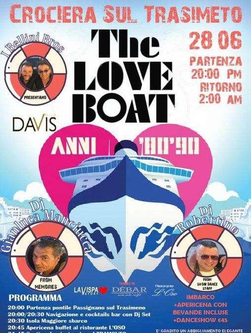 L'evento clou dell'estate al Trasimeno: il 28 giugno c'è "The Love Boat", navigando sul lago
