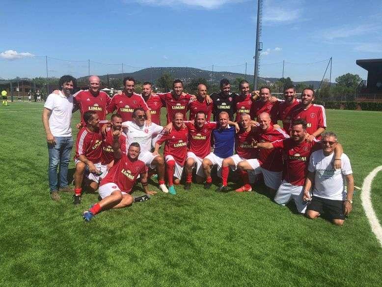 Che festa! Le vecchie glorie del Perugia campioni d'Italia! Battute in finale Catanzaro, Arezzo ed Andria!