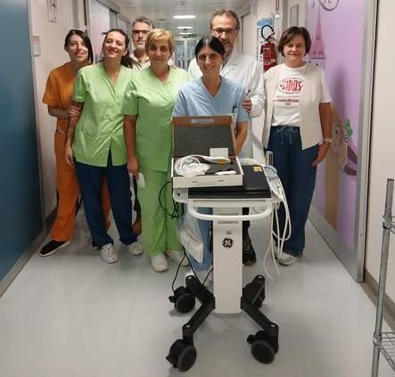 Complimenti! FIDAS Umbria e La Carica dei Prematuri hanno donato una sonda ad Oncologia Pediatrica dell'Ospedale di Perugia