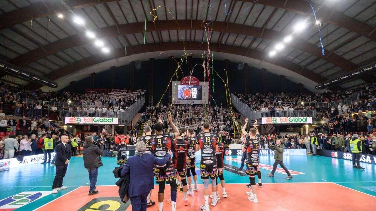 Così è andata la vittoriosa partita di ieri sera della Sir Susa Vim Perugia contro Trento