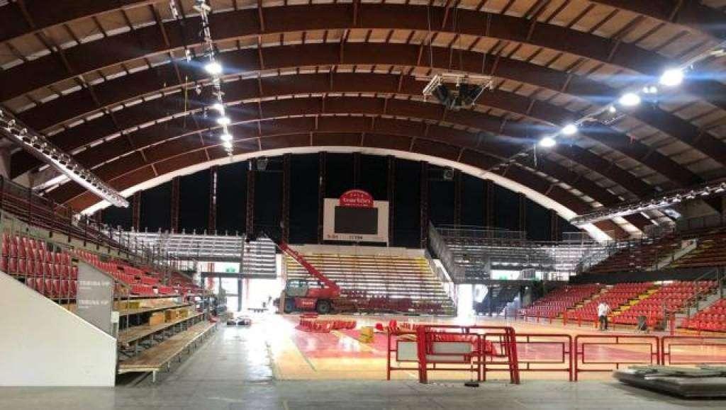 Il PalaBarton è un cantiere! Giovedì attesa l'ispezione della Cev in vista degli Europei di volley maschile