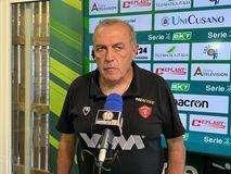 La conferenza stampa di Fabrizio Castori per presentare Perugia-Cagliari