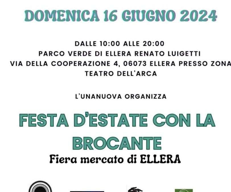 Siete pronti? Domenica 16 giugno ad Ellera torna "La Brocante" dalle 10 alle 20
