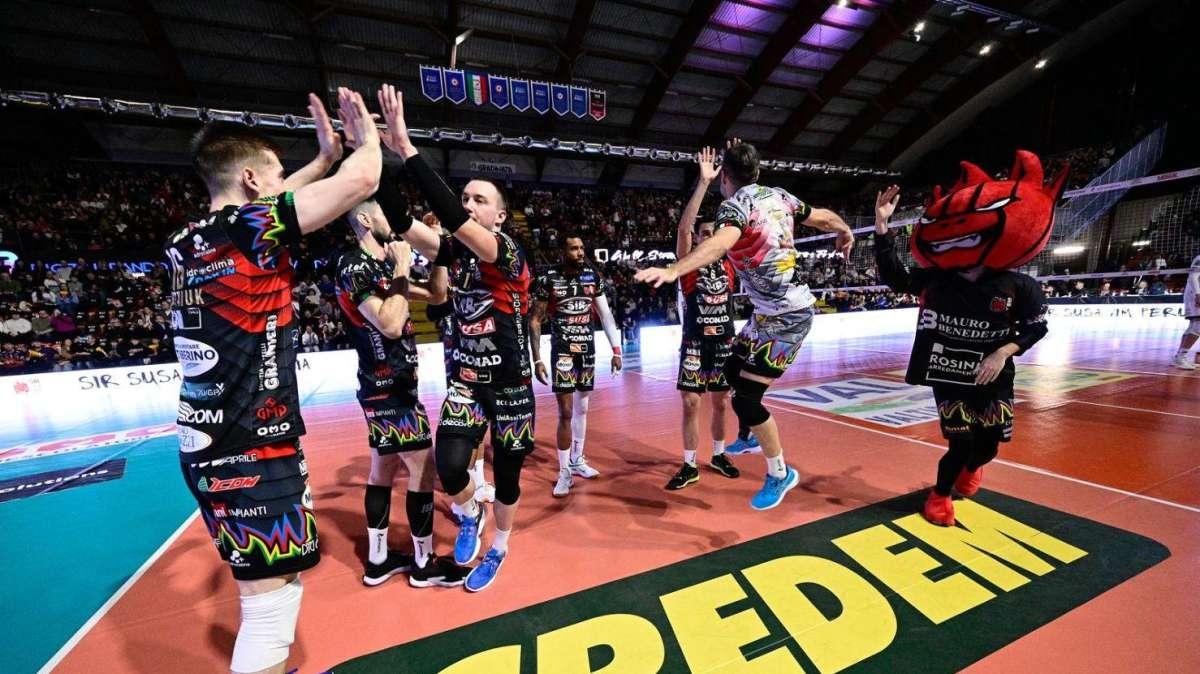La Sir Susa Vim Perugia impegnata di domenica al PalaBarton contro Monza (LIVE su www.perugia24.net) 