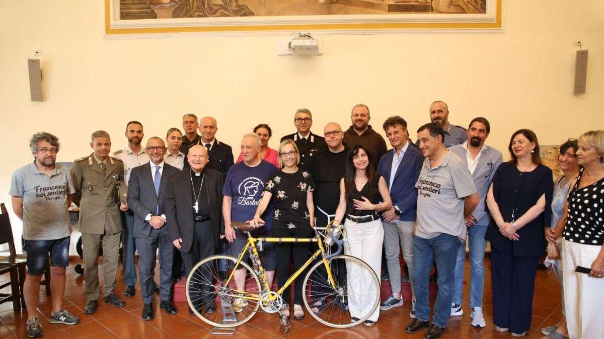 La bicicletta di Gino Bartali del Tour de France del 1949 è esposta al “Museo della Memoria” di Assisi