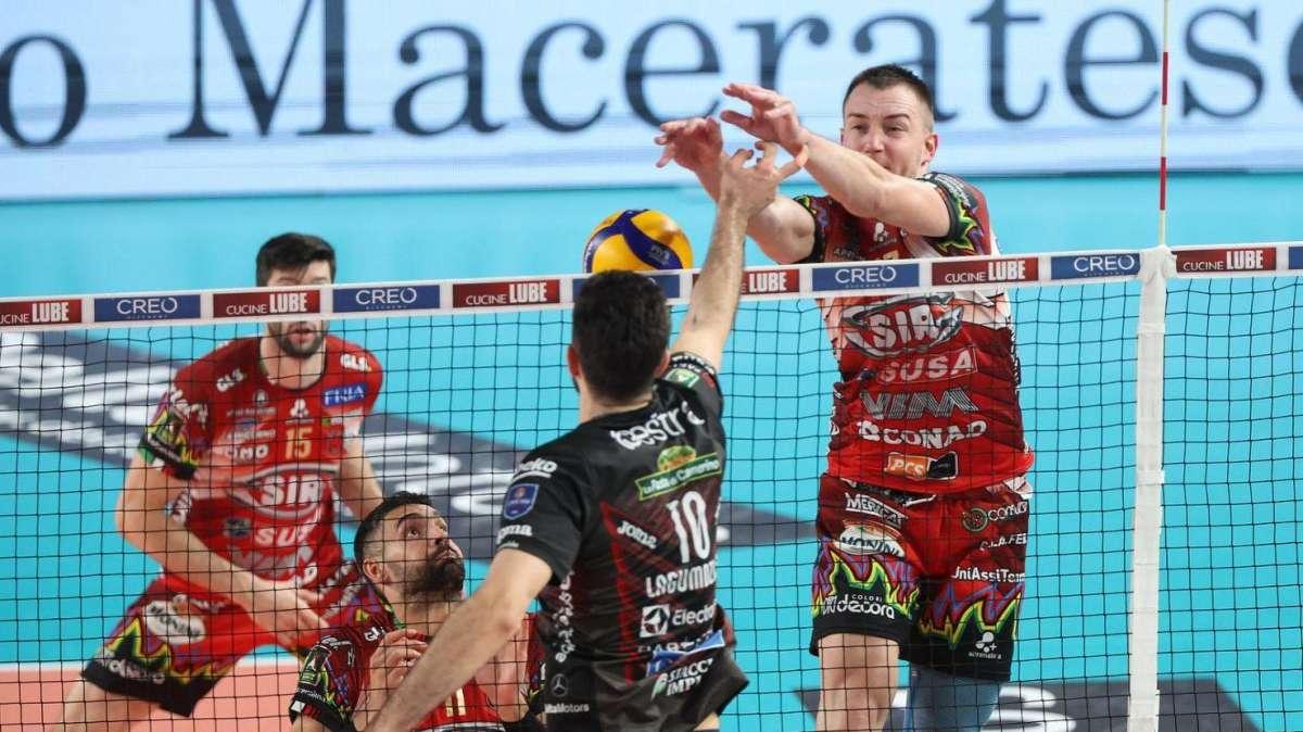 La Sir Susa Vim Perugia domenica contro Civitanova: in palio la gloria e punti pesanti 