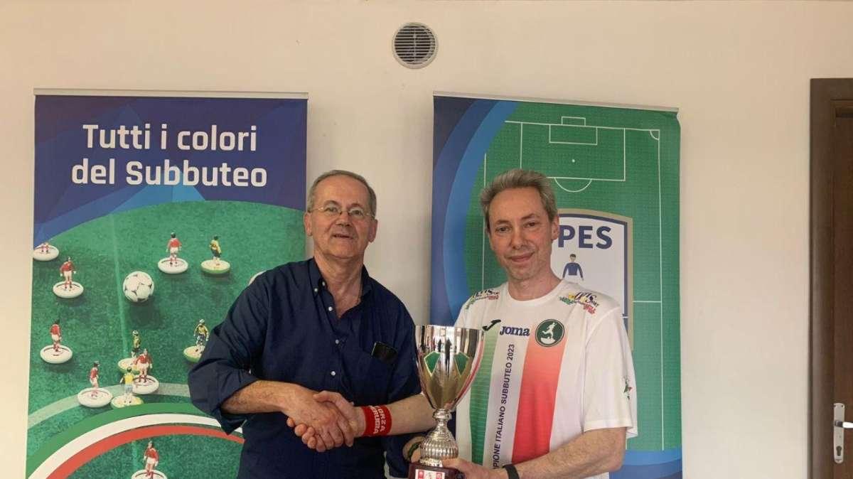 Cesare Santanicchia si aggiudica la Coppa Umbra 2024 di subbuteo battendo Stefano Flamini