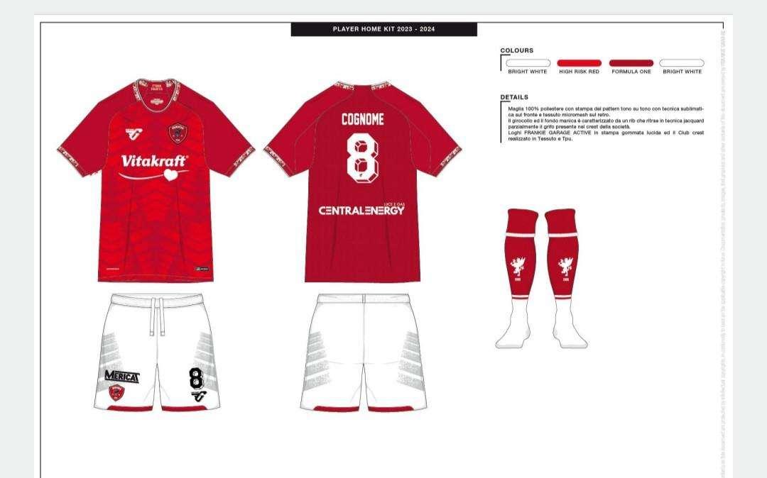 Anteprima: ecco le nuove maglie del Perugia! Vitakraft nuovo sponsor 