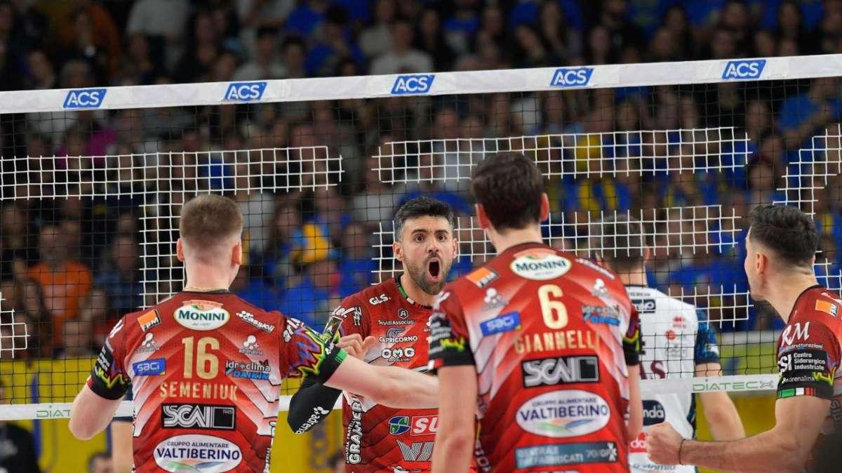 La Sir Safety Susa Vim Perugia lavora in vista della sfida del 26 dicembre contro Milano