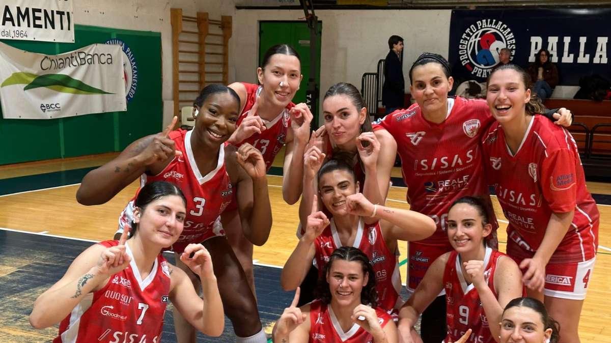 La Sisas Pallacanestro Perugia vince la decima gara consecutiva nella B femminile!