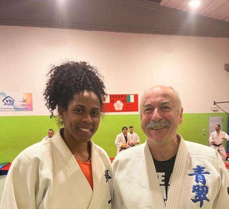 In Umbria la campionessa cubana di judo Santa Romero: ha scelto il Sakura Judo Ponte San Giovanni 