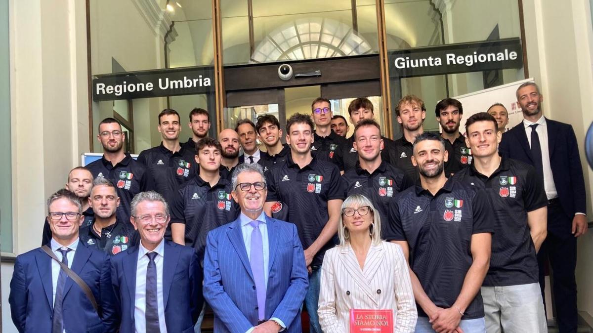 La Sir Susa Scai Perugia salutata in Regione dalla presidente Stefania Proietti in videoconferenza