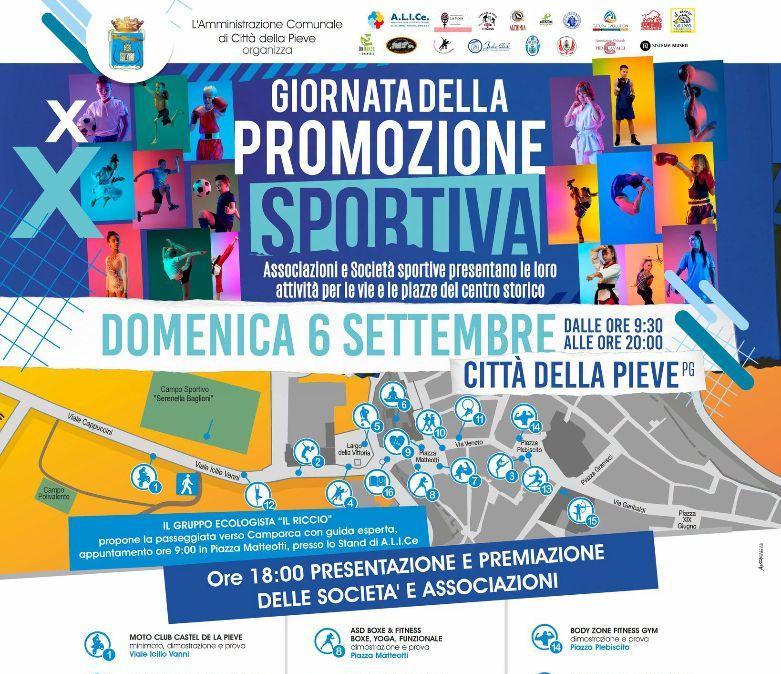 A Città della Pieve torna domenica la "Giornata della Promozione Sportiva"