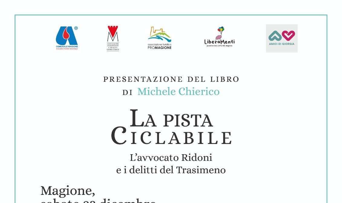"La pista ciclabile" è il nuovo libro di Michele Chierico: sabato la presentazione a Magione