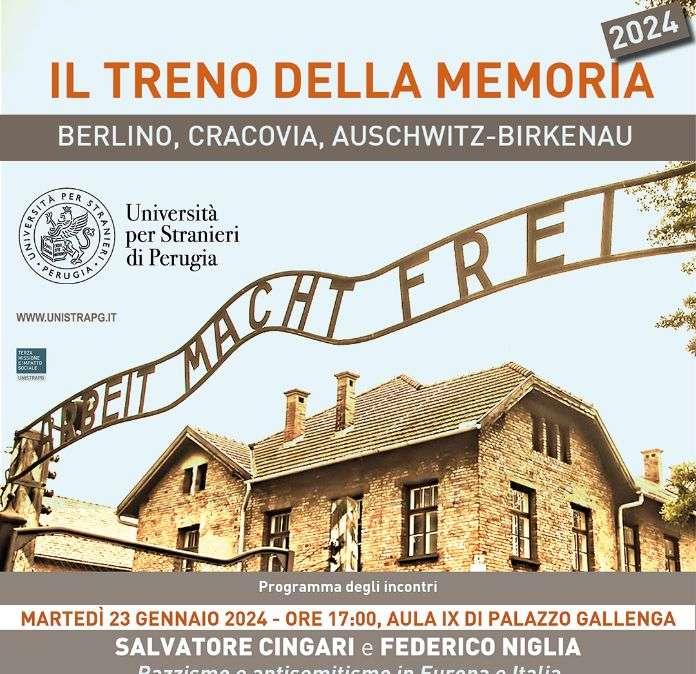 All'Università per Stranieri di Perugia parte oggi il "Treno della Memoria"