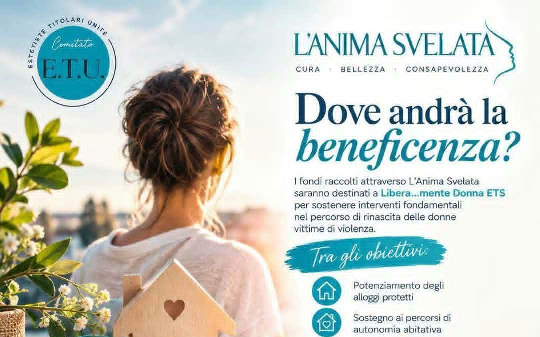 "L’anima svelata": a Corciano le estetiste umbre unite contro la violenza di genere e a fine benefici