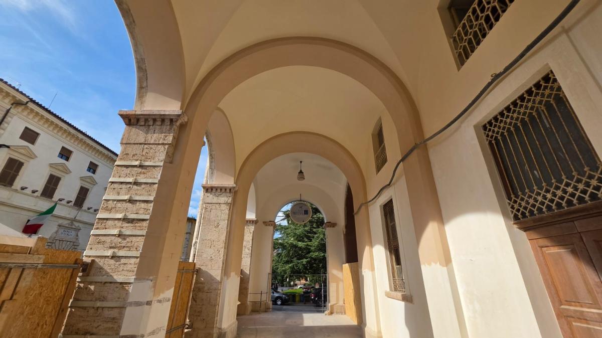 SPECIALE UMBRIA JAZZ - Riaperto il percorso sotto il porticato del Palazzo della Provincia di Perugia