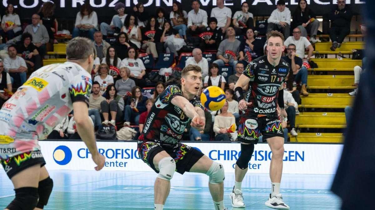 La Sir Susa Vim Perugia concentrata su gara-2 con Civitanova