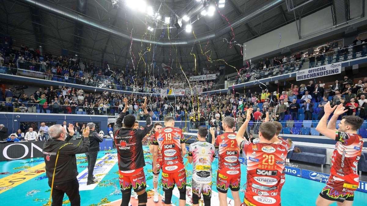 Che spettacolo questa Sir! La finale-scudetto è conquistata! Eccezionale prestazione a Milano!