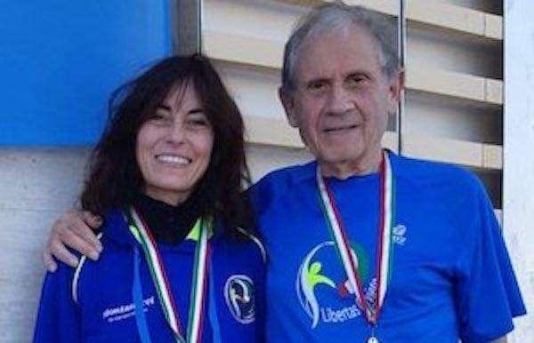 L'Umbria in festa a Pescara con Romolo Pelliccia e Valeria Pedetti, campioni della marcia