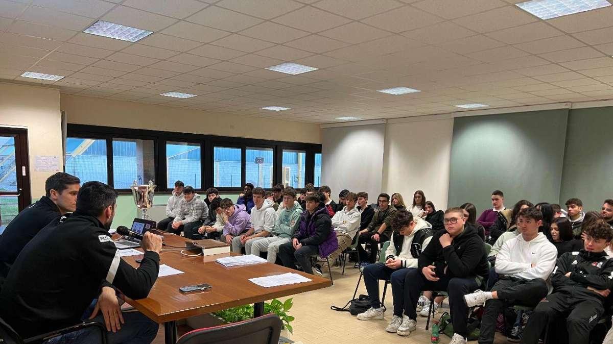 "La Sir a scuola" con i due campioni Ropret e Flavio insieme agli studenti