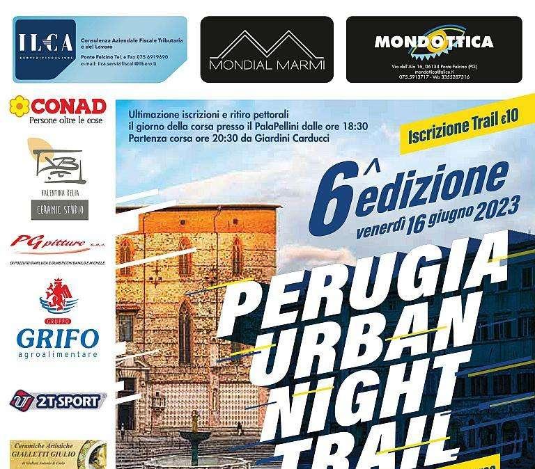 Lunedì la presentazione a Palazzo dei Priori del Perugia Urban Night Trail