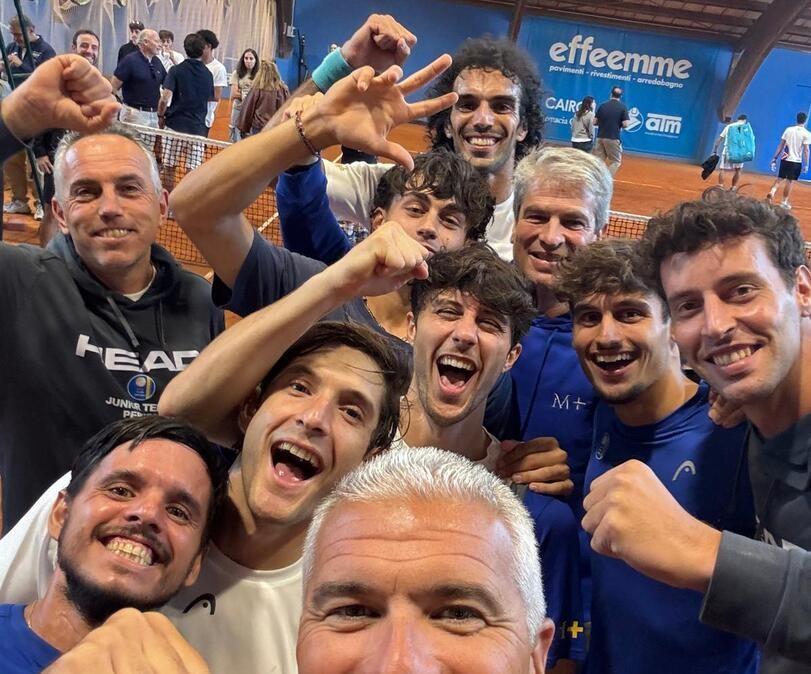 Con Francesco Passaro lo Junior Tennis Perugia ha battuto Macerata all'esordio stagionale in A2