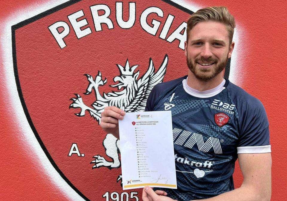 Nel Perugia la gentilezza d'ora in poi diventerà una priorietà: firmato l'alfabeto dal portiere Gori
