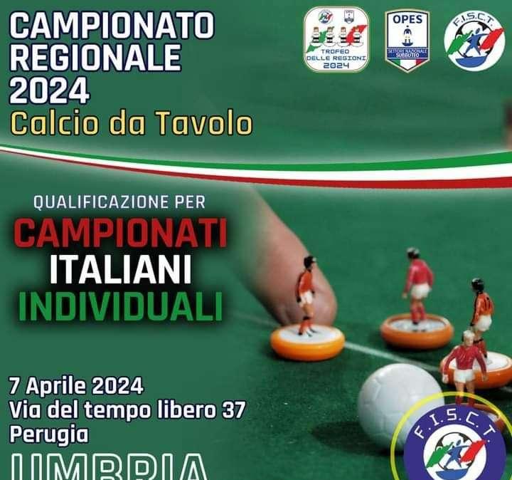 Il 7 aprile a Ferro di Cavallo le selezioni per il campionato italiano di calcio tavolo