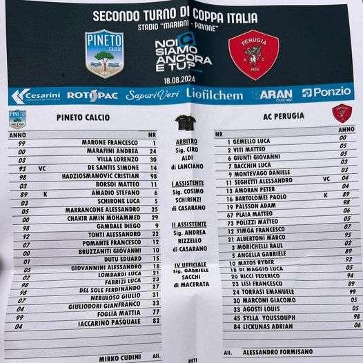 PINETO-PERUGIA 0-2: finita! Ma che gran bella vittoria!