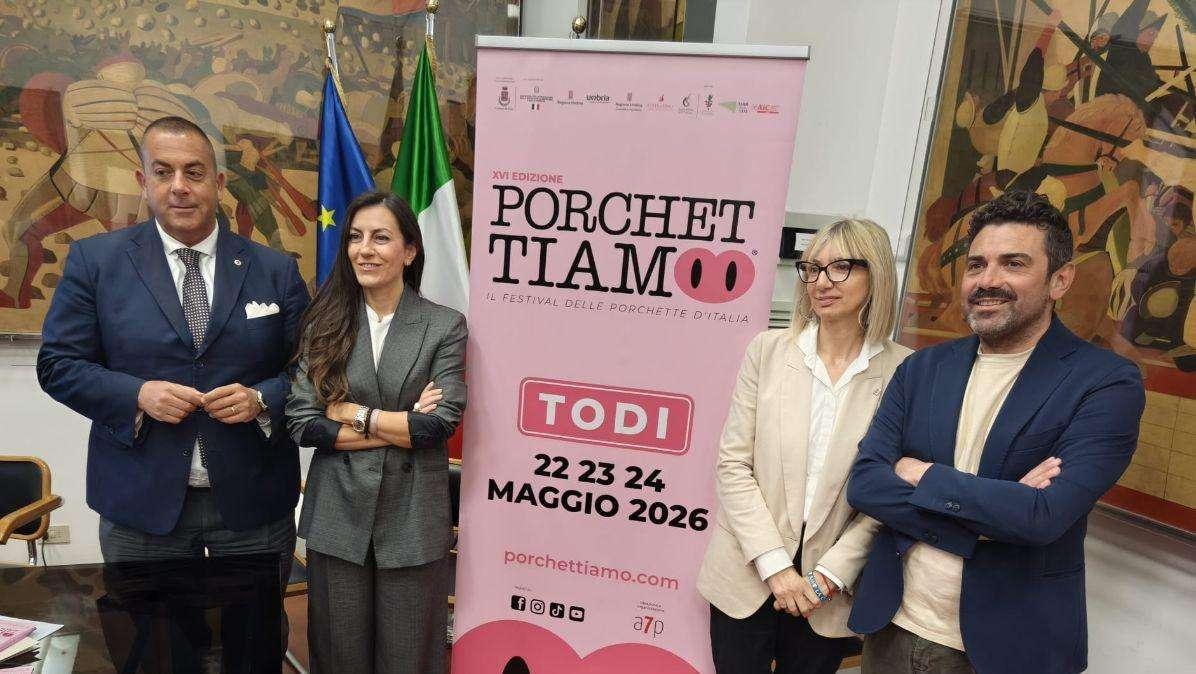Torna il festival "Porchettiamo": a Todi l'appuntamento dal 22 al 24 maggio prossimi 