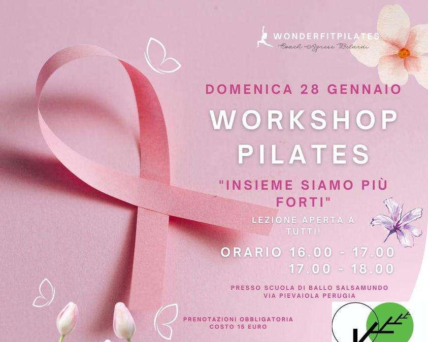 Il 28 gennaio con Agnese Belardi il primo grande "Evento Pilates" dell'anno a favore dell'Aucc