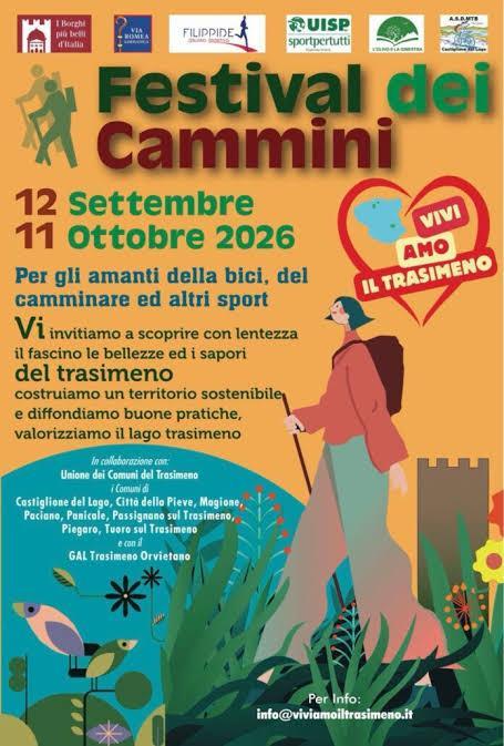 "ViviAmo il Trasimeno": dal 12 settembre all'11 ottobre torna il festival dei cammini