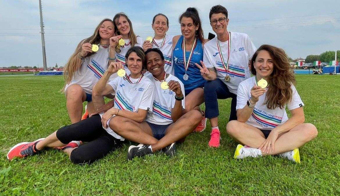 Magnifiche le ragazze dell'Athlon Bastia! Tre titoli (e non solo) ai campionati italiani di staffette!