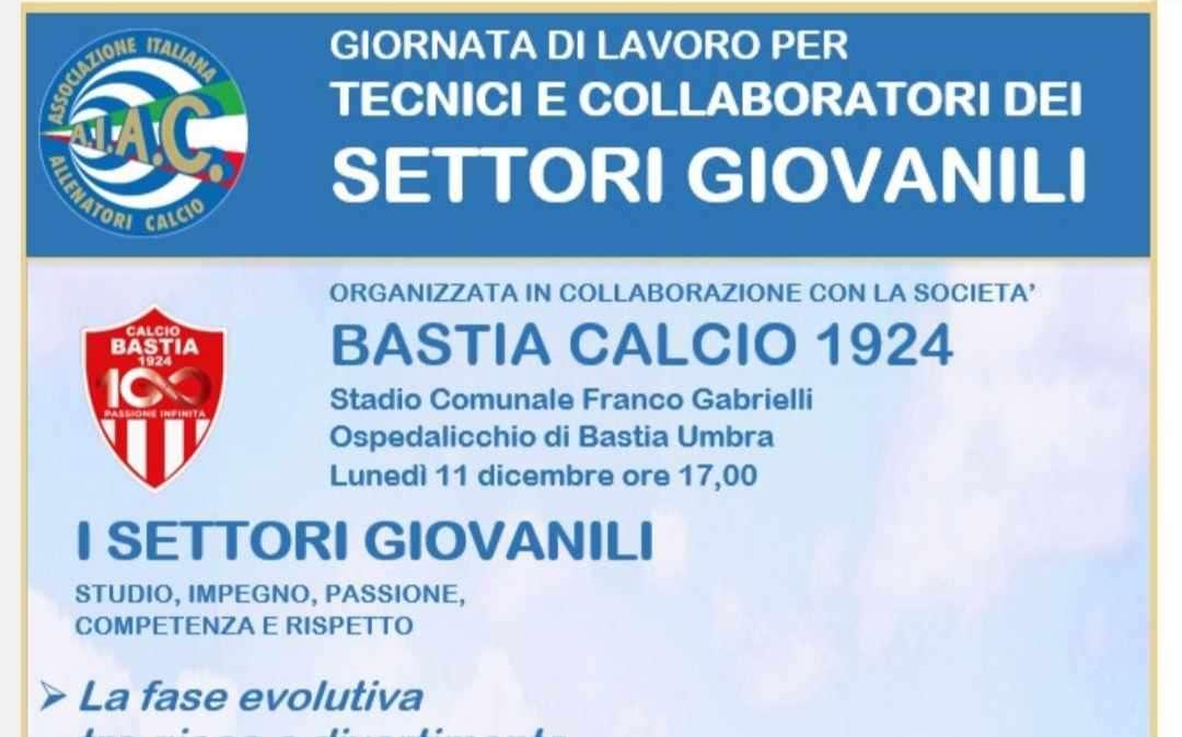 Lunedì ad Ospedalicchio altra giornata di aggiornamento dell'Aiac per i settori giovanili di calcio
