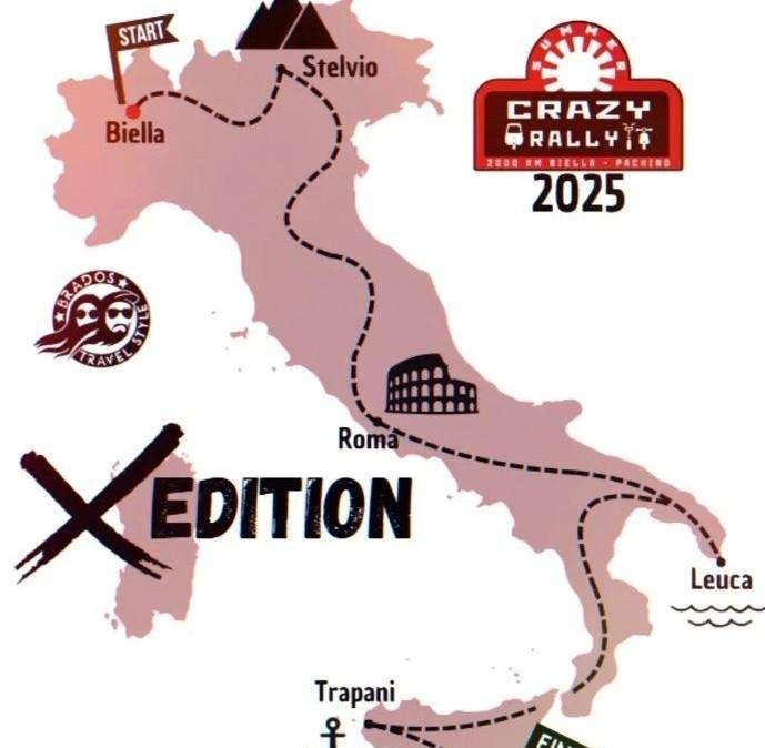 Il magionese Roberto Dentini ci riprova! In motorino per 3200 km dal Piemonte alla Sicilia!