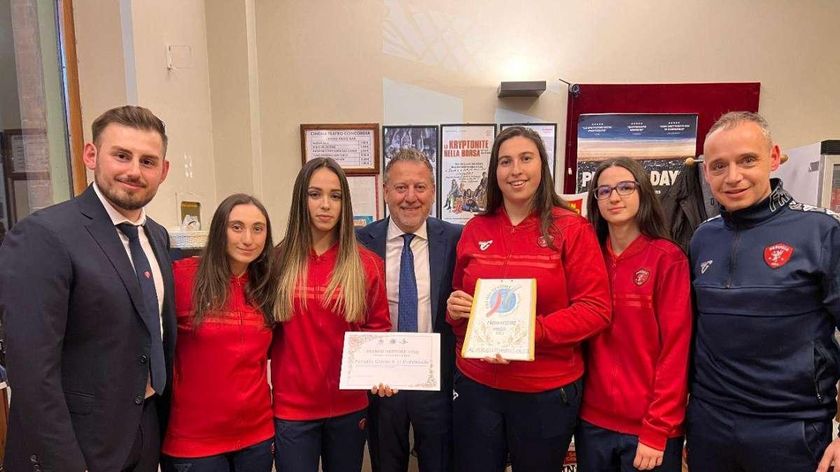 Riconoscimento per il Perugia Calcio femminile al Premio Nestore di Marsciano
