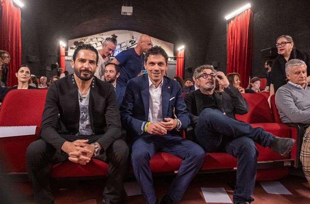 Gran bella serata per l'anteprima del film "La caccia" di Marco Bocci, alla seconda pellicola da regista