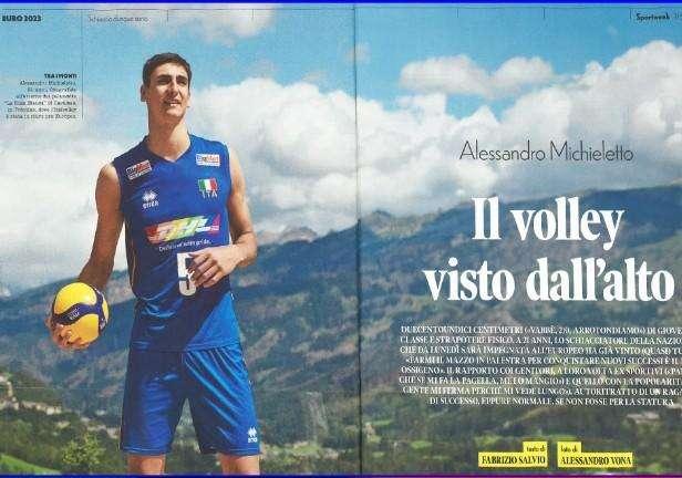 Sportweek in edicola con lo speciale sugli Europei di volley maschile