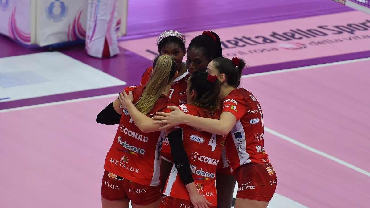 Così è andata la partita della retrocessione della Bartoccini Fortinfissi Perugia contro Conegliano