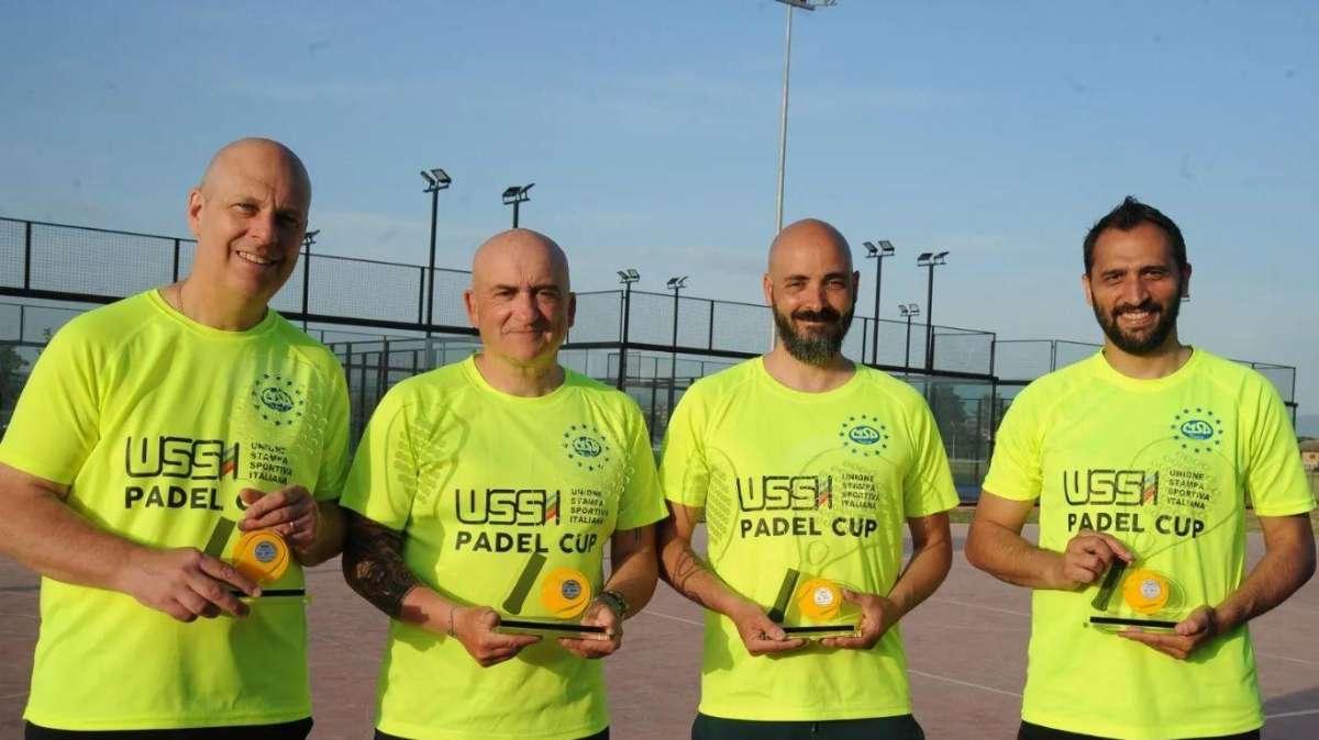Concluso il primo torneo Ussi di padel per giornalisti: i vincitori
