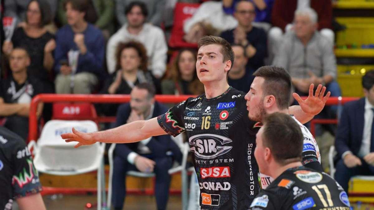 La giornata di oggi in Superlega di volley maschile (alle 15.30 LIVE su perugia.net Sir Safety Susa Perugia-Cisterna)