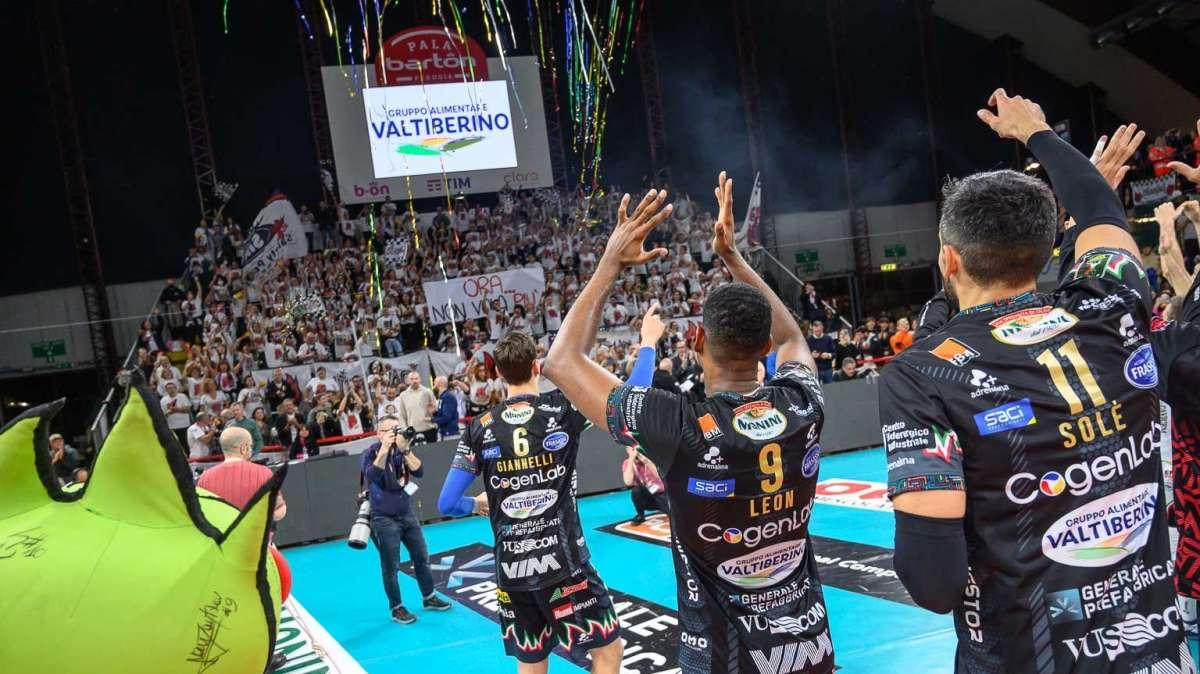 Così la partita di ieri sera della Sir Safety Susa Perugia al PalaBarton contro Trento 