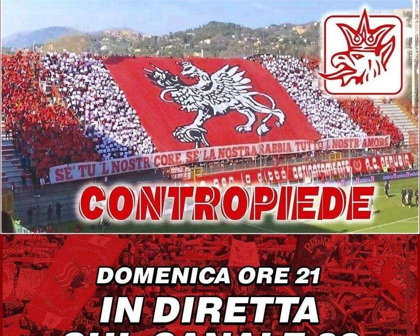 La trasmissione "Contropiede" dedicata al Perugia in diretta stasera alle ore 21 sul canale 99