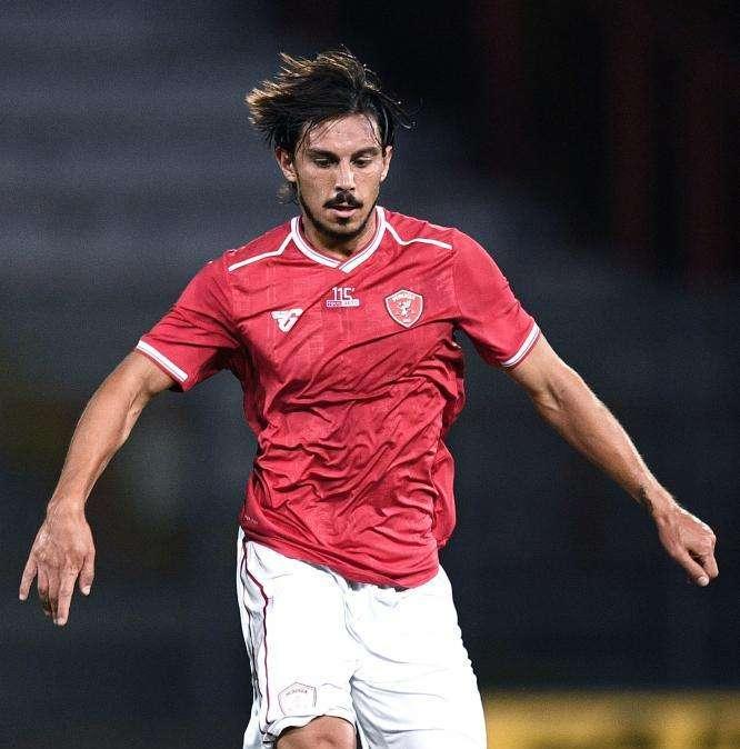 Brutta tegola per il Perugia: Dell'Orco operato e fuori per almeno due mesi